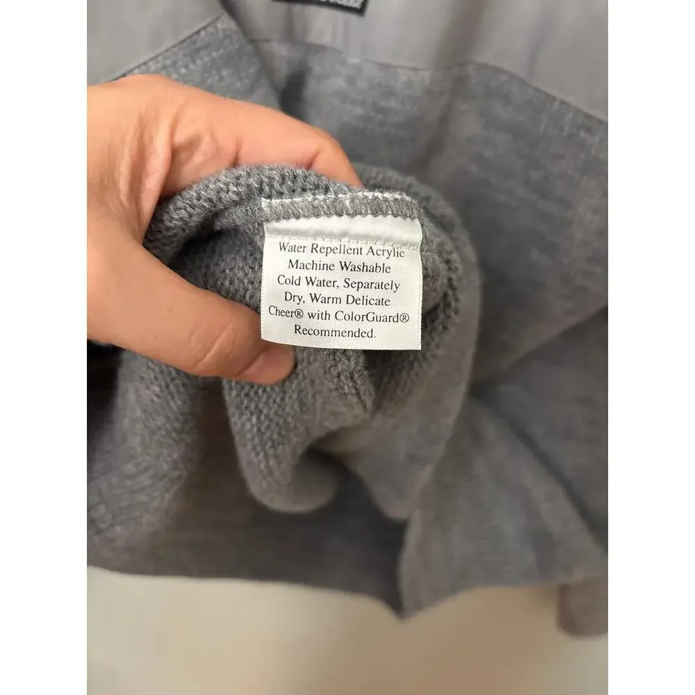 Rainswetter Water Repellent Golf Sweater, Men's, Med Grey MADE in USA